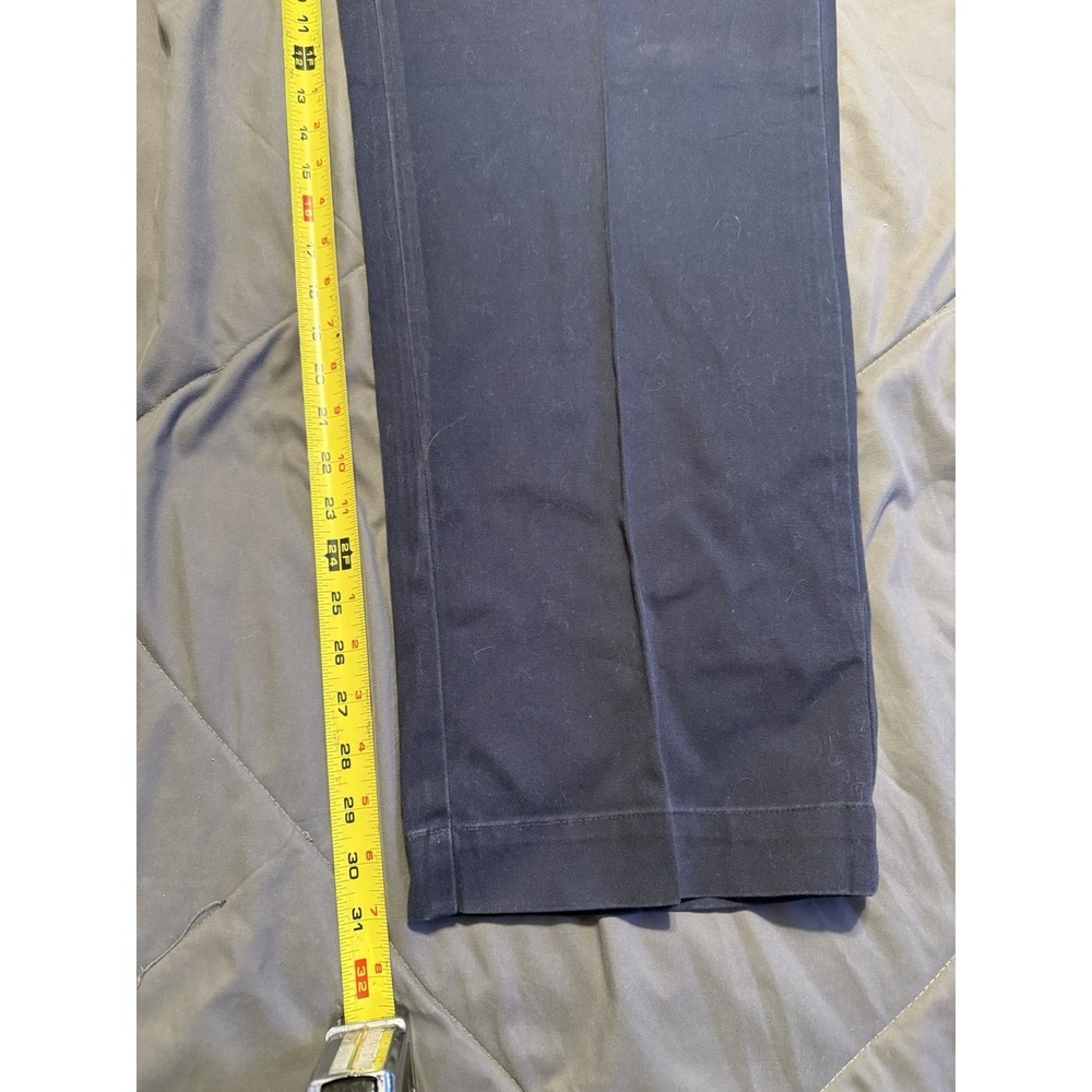 Vintage Polo Ralph Lauren Philip Pant‎ Classic Chino Navy Blue 38x30 (38x31) - Picture 9 of 9